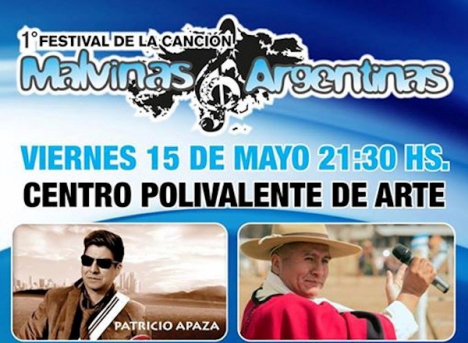 Se realizará el Festival de la Canción Malvinas Argentinas