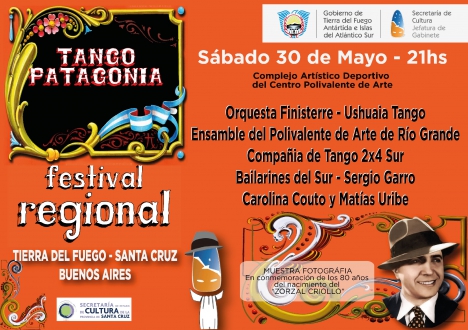 Se realizará el Festival Tango Patagonia
