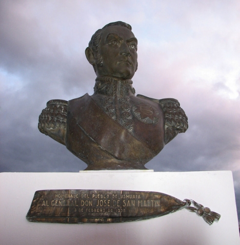 El libertador José de San Martín ya tiene su plaza en Ushuaia