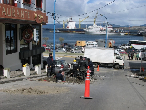 La calle Godoy se encuentra cortada entre San Martin y Maipú por trabajos de la DPOSS