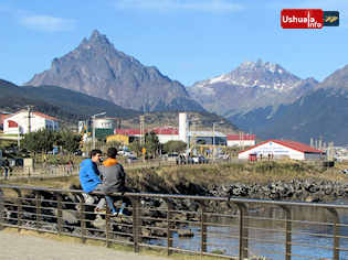 18:41 hs. Una cálida tarde de sol radiante en Ushuaia