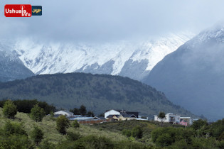 15:03 hs. Primavera e Invierno conviven en Ushuaia