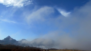 14:34 hs. Ushuaia en un dÃ­a de niebla