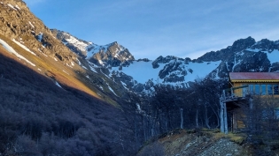 13:23 hs. el Glaciar Martial
