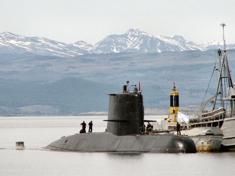 Un submarino en Ushuaia