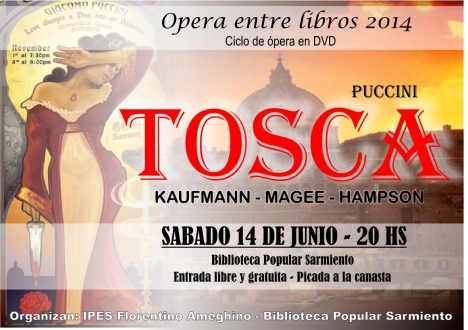 El ciclo Opera entre libros proyectará Tosca