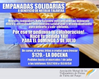 Solidaridad: organizan venta de empanadas a beneficio
