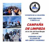 Organizan una campaña de limpieza de las Islas del Canal Beagle y la costa