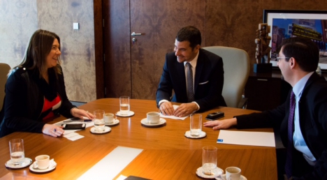 Bertone se reunió con el Presidente de YPF