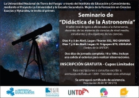 Se realizará el seminario intensivo Didáctica de la Astronomía