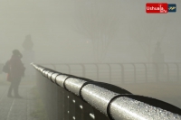 Ushuaia de película: la niebla protagonizó la mañana