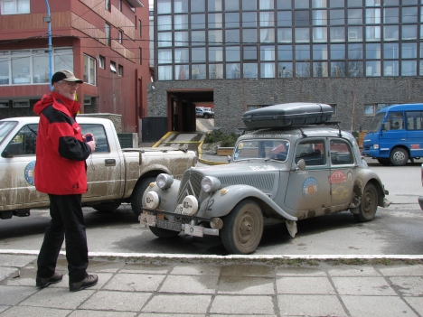  Arribaron a Ushuaia los primeros Citroen Trac Avant