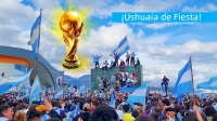 Ushuaia fue una fiesta con el triunfo de la Selección