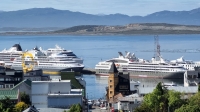 14 cruceros recalarán en Ushuaia este fin de semana