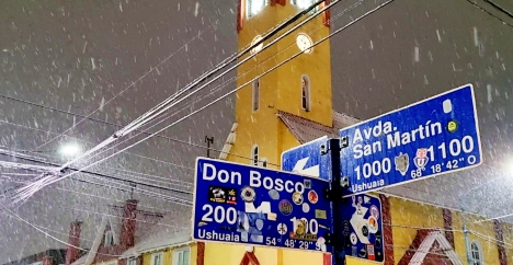 En Junio llegó la Nieve a Ushuaia