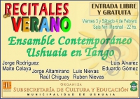 El Ensamble Contemporáneo Ushuaia en Tango se presentará en la Casa de la Cultura
