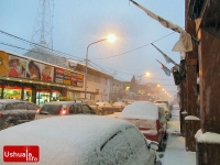 Continúa nevando intensamente sobre Ushuaia