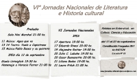 Se realizarán las VI Jornadas de Literatura e Historia Cultural