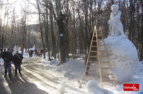 Culminó el Festival de Esculturas en Nieve en Haruwen