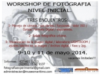 Se llevará a cabo un Workshop de fotografía nivel inicial